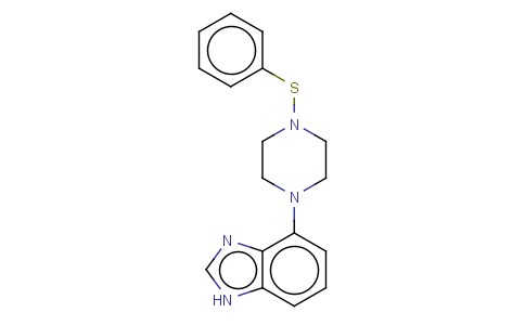 PIPERAZINE, 1-(1H-BENZIMIDAZOL-4-YL)-4-(PHENYLTHIO)-